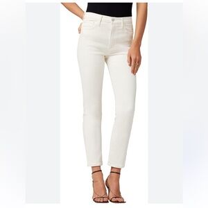Joe’s Luna High Rise Signature Ankle White Denim Jeans 🤍